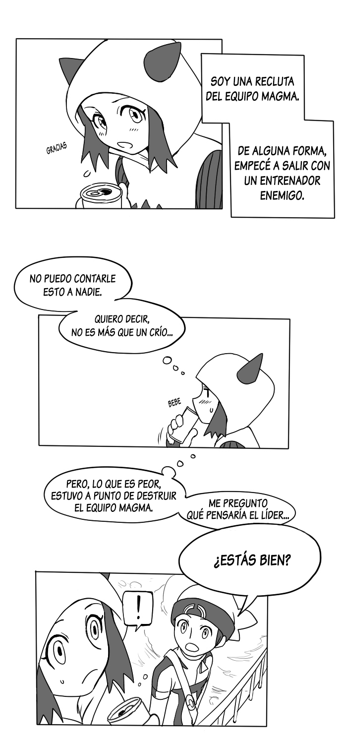 Saliendo con una recluta del Equipo Magma (Nanashi) 3