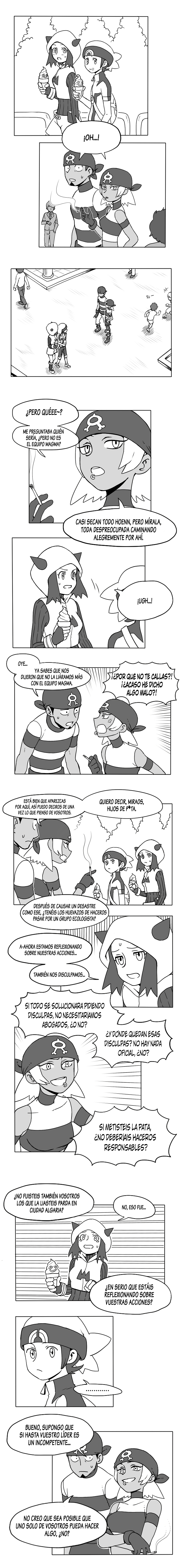 Saliendo con una recluta del Equipo Magma (Nanashi) 2
