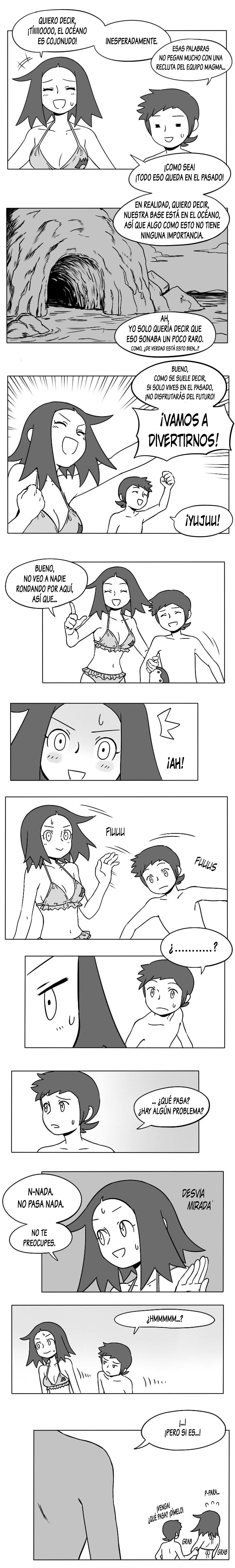 Saliendo con una recluta del Equipo Magma (Nanashi) 4